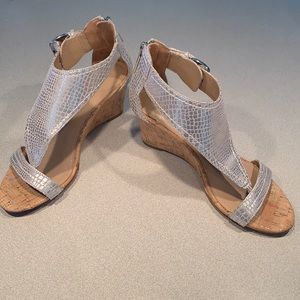 Donald Pliner Cork Wedge Sandals